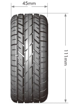 LOUT3154SB Reifen/F. 1:10/LouHEX SC-Rocket Road